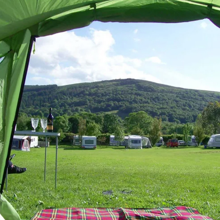 Camping at Tyn-yr-Onnen